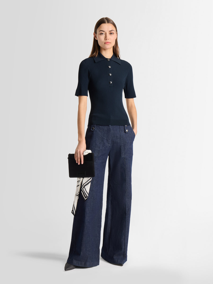 VERA SHORT-SLEEVE POLO SHIRT
