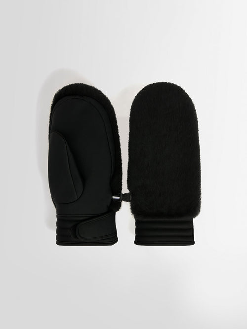 FAKE FUR SKI GLOVES