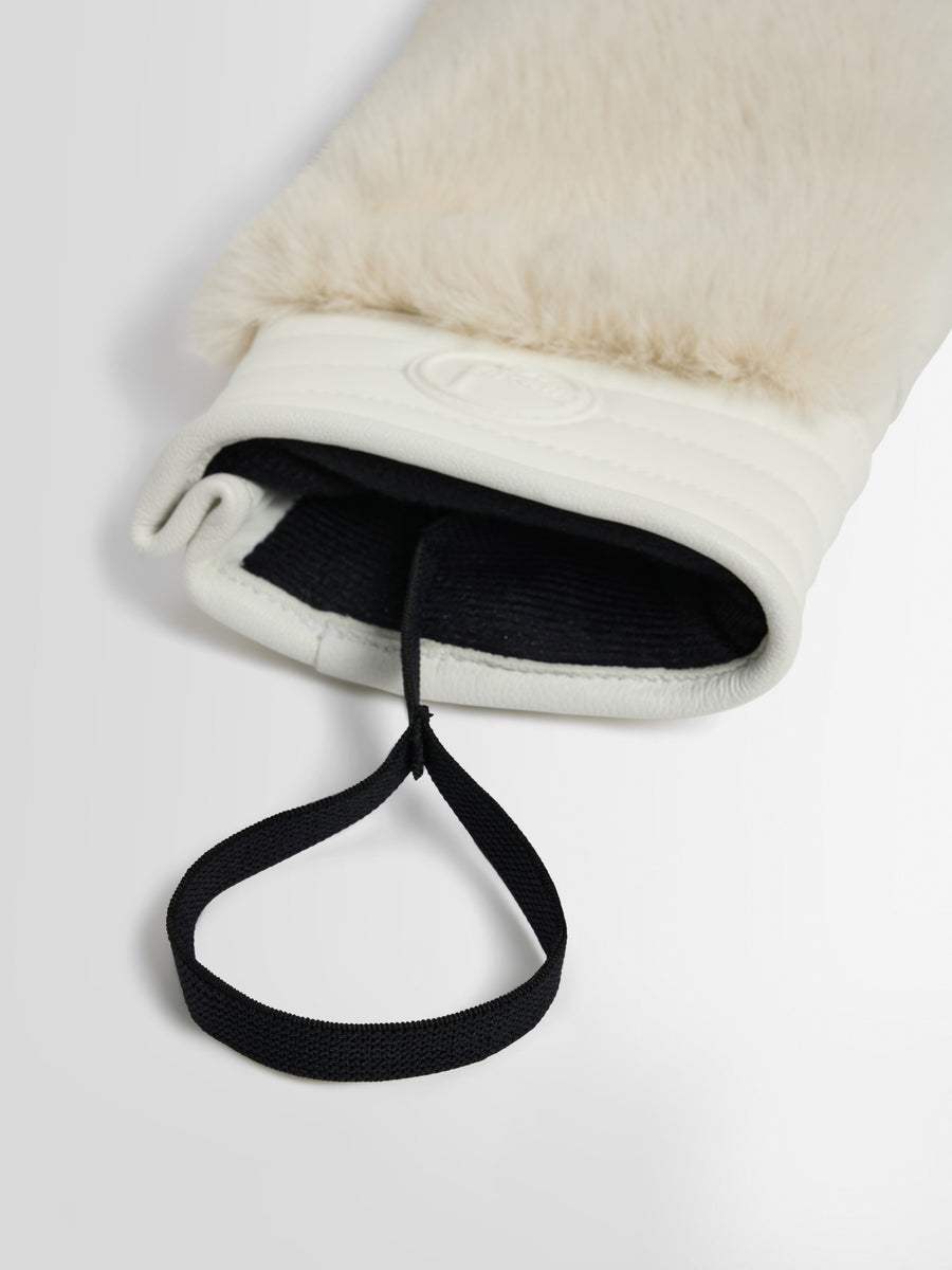 FAKE FUR SKI GLOVES