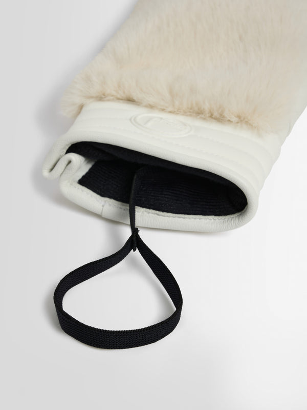 FAKE FUR SKI GLOVES