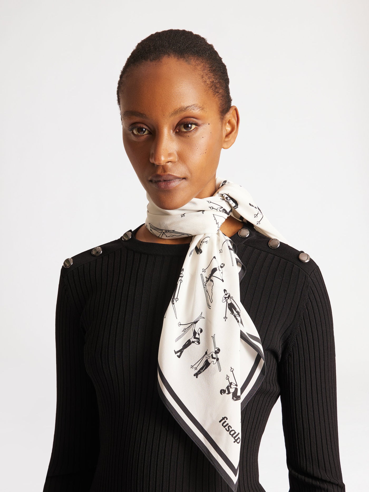 ECHARPE SILK SCARF