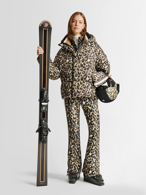 ADA LEOPARD DOWN JACKET