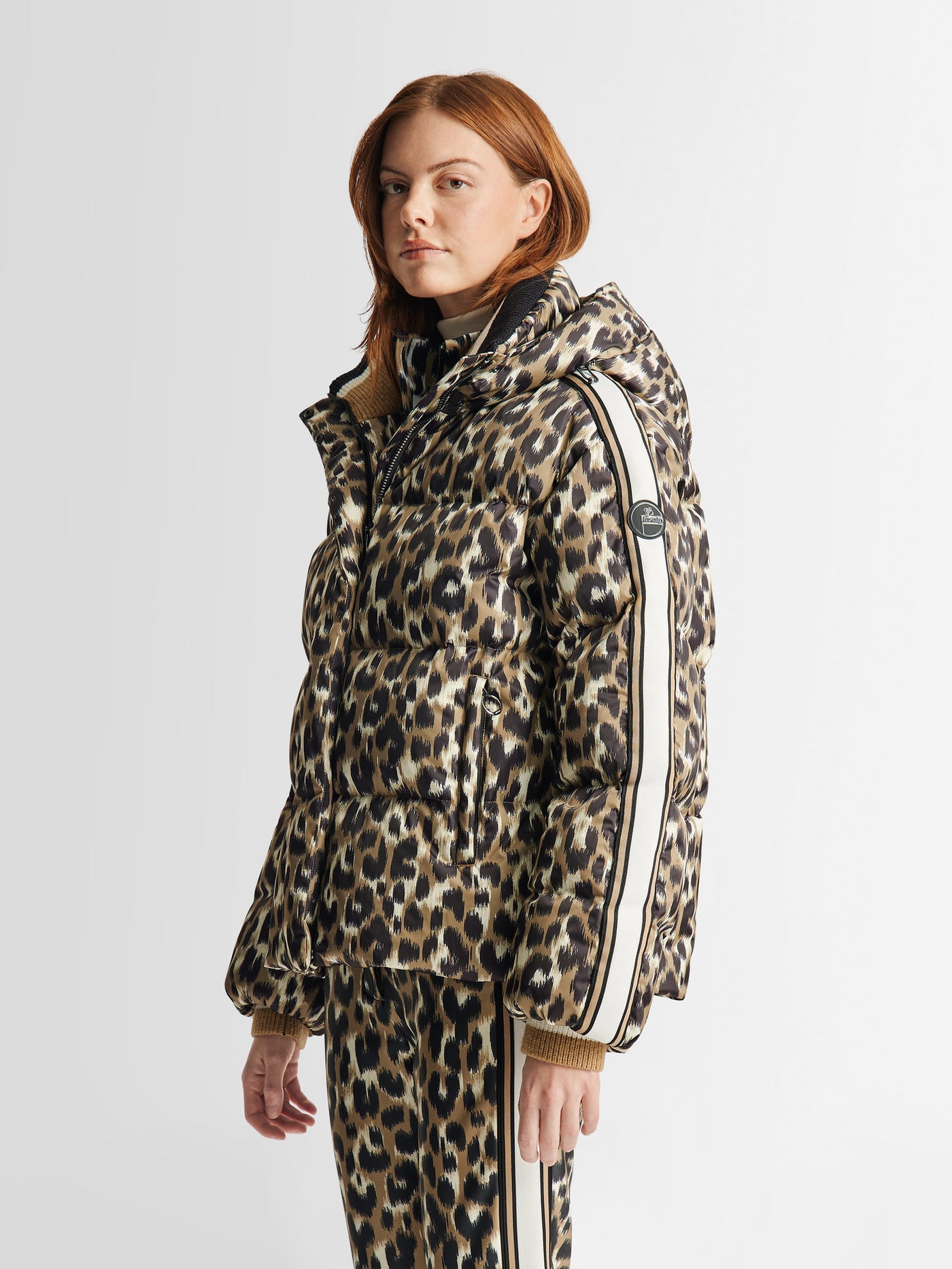 ADA LEOPARD DOWN JACKET