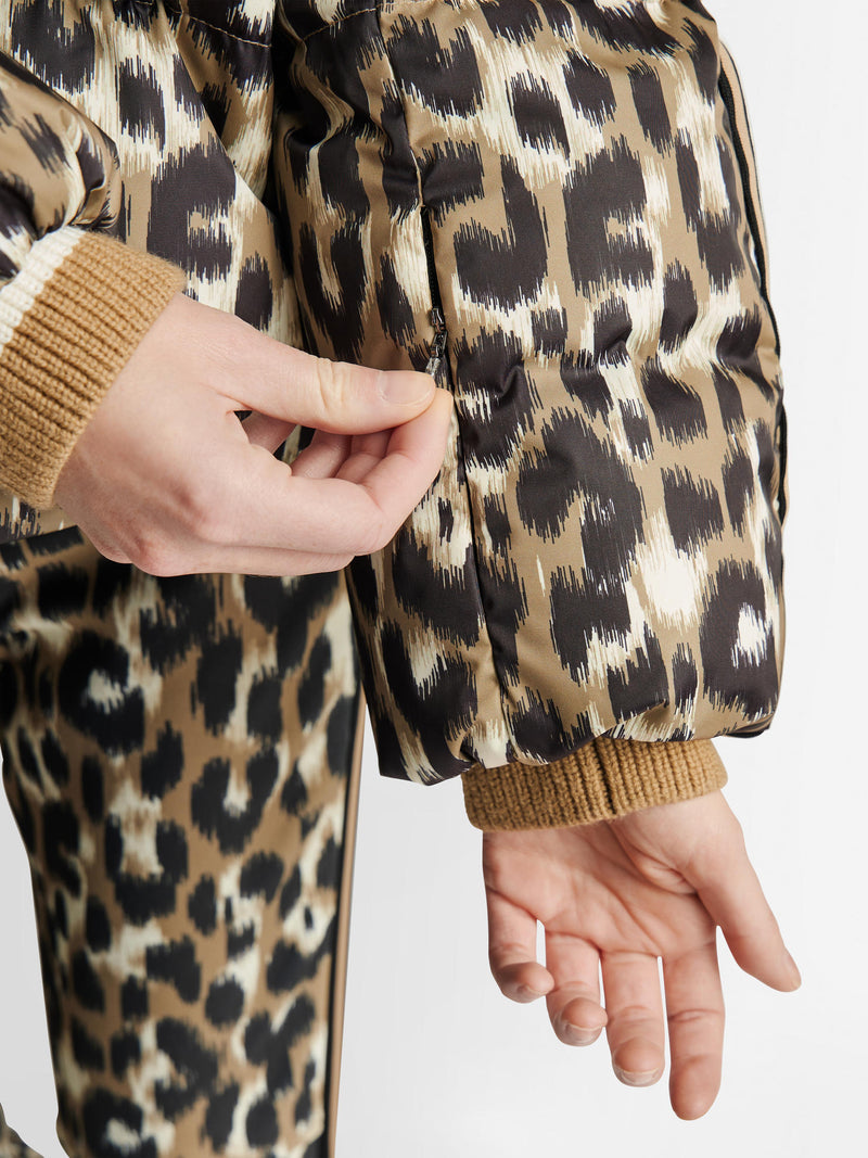 ADA LEOPARD DOWN JACKET