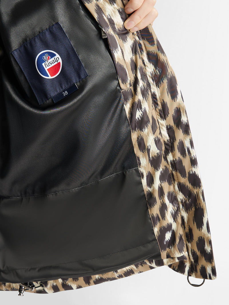 ADA LEOPARD DOWN JACKET