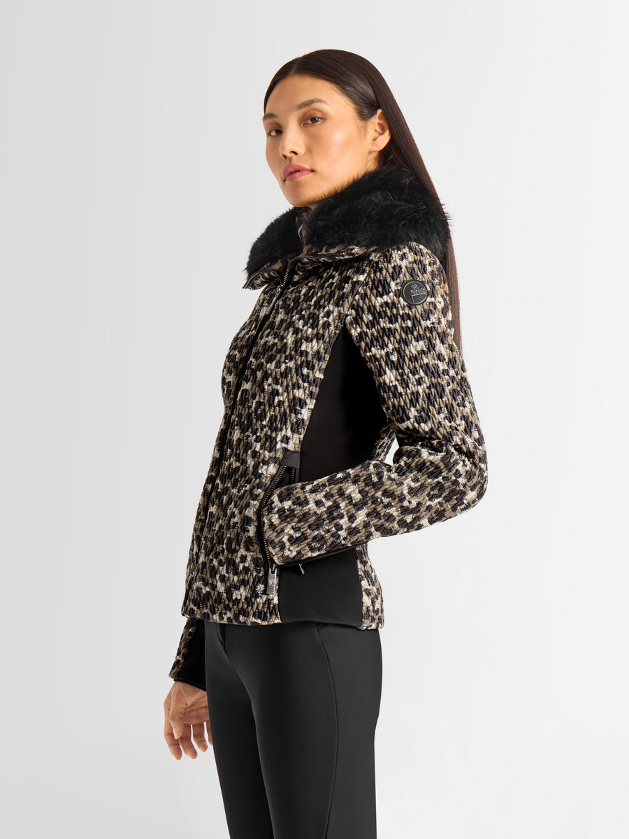 VESTE DE SKI MONTANA LEOPARD