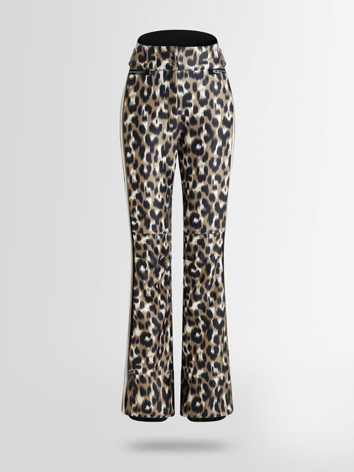 ELANCIA LEOPARD SKI PANTS