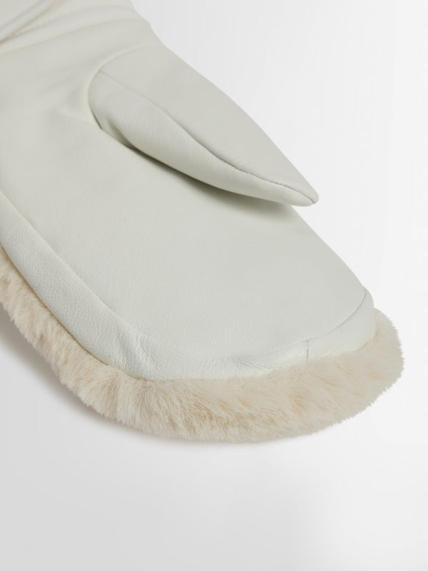 FAKE FUR SKI GLOVES
