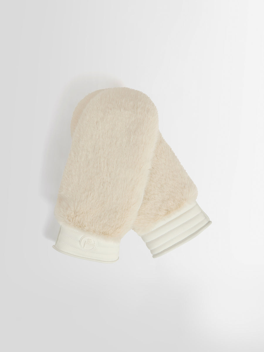 FAKE FUR SKI GLOVES