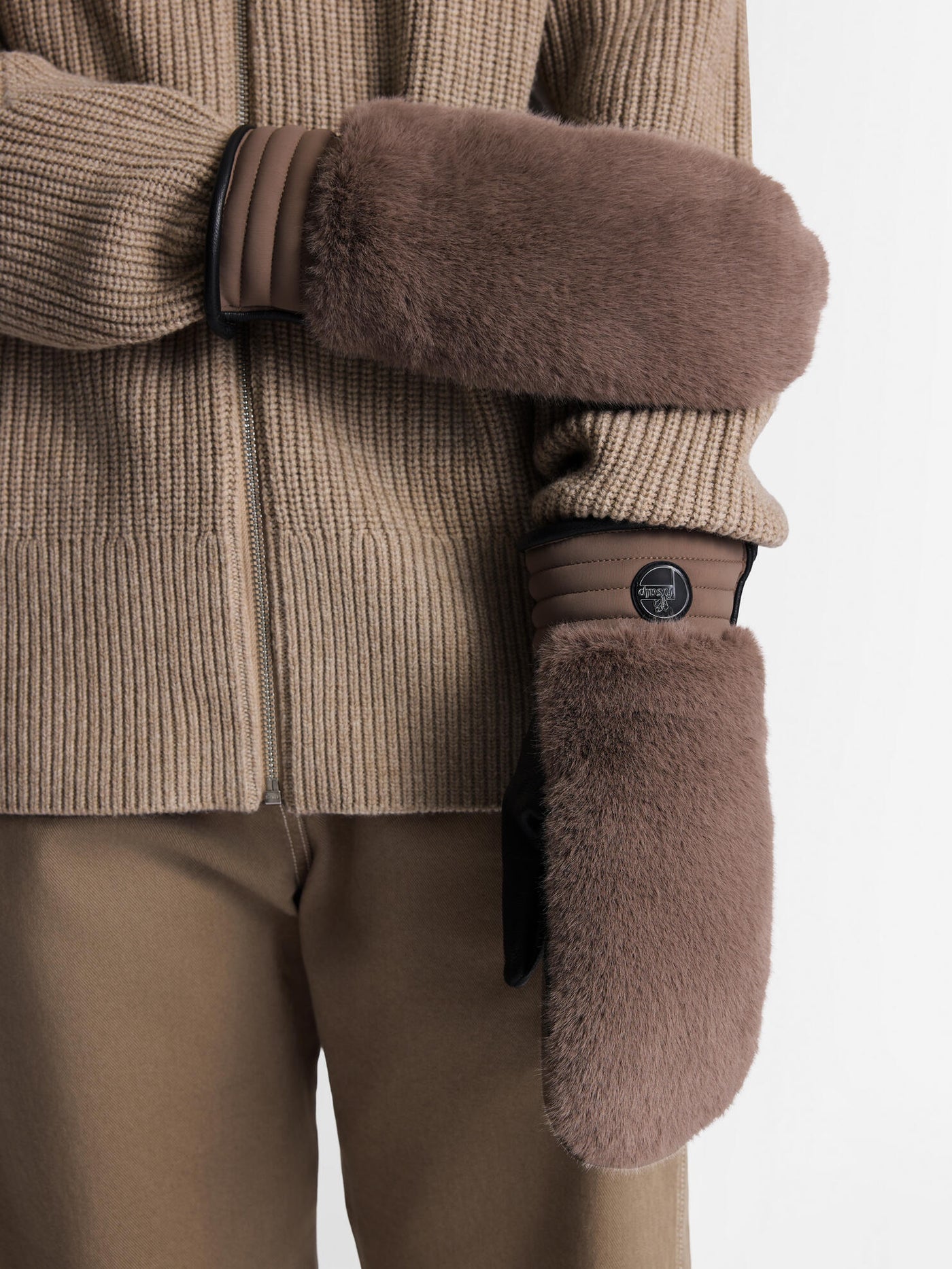 GANTS DE SKI FAKE FUR