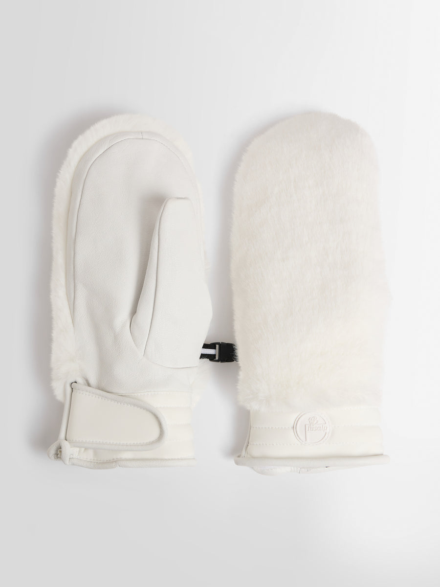 FAKE FUR SKI GLOVES