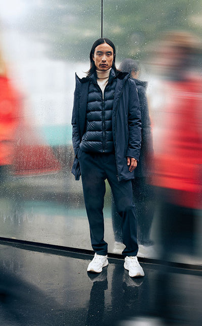 LES MANTEAUx, VESTES ET BLOUSONS