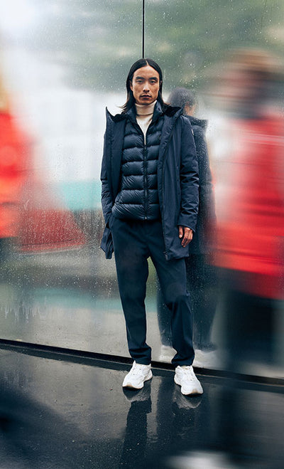 LES MANTEAUx, VESTES ET BLOUSONS